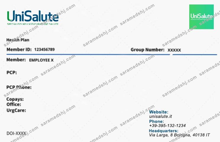 Italy health insurance card